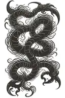 phoenix scorpio  tattoo design idea
