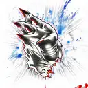 tekken tattoo design idea