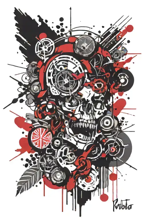 date when parents are born tattoo design idea