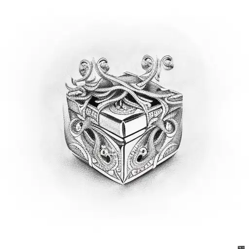 Pandora's Box tattoo design idea