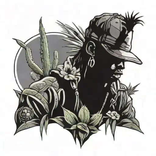 cactus jack travis scott  tattoo design idea