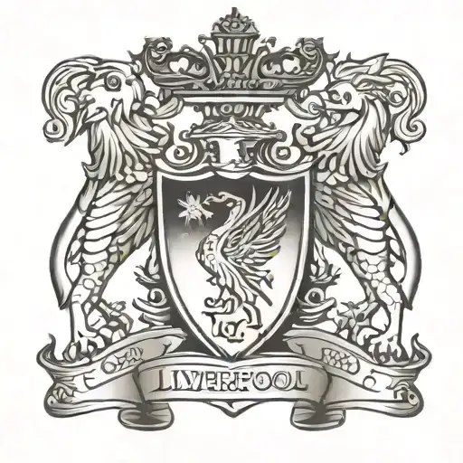 Liverpool Crest  tattoo design idea