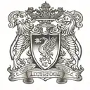 Liverpool Crest  tattoo design idea