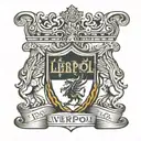 Liverpool Crest  tattoo design idea