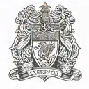 Liverpool Crest  tattoo design idea