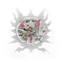 espadas tattoo design idea