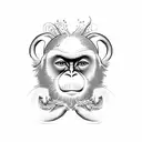 three monkeys tattoo design idea
