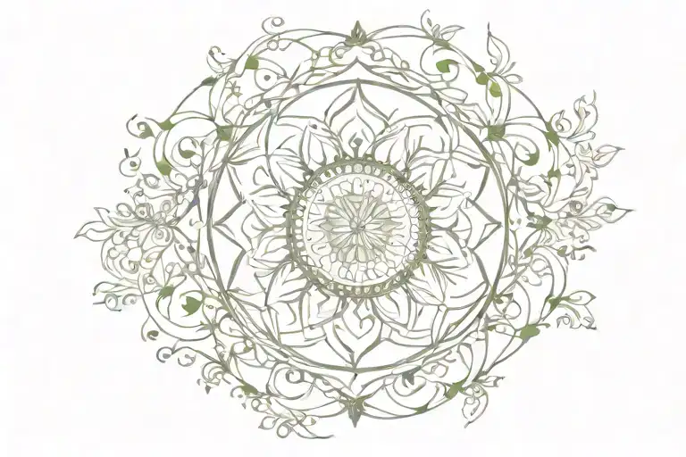 soul body mind  tattoo design idea