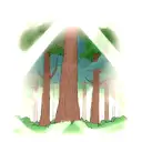 Forest tattoo design idea