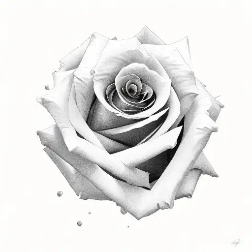 rose with the name Maggie as the stem tattoo design idea