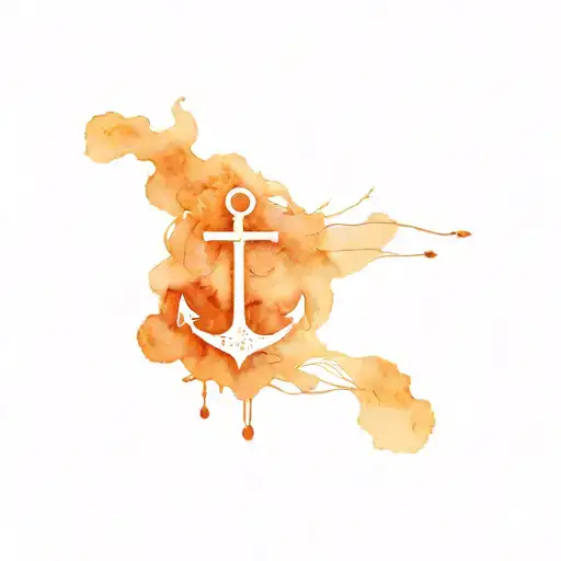 I want a tattoo design on my chest that is not too obvious with the initials RAF and about maritime with an anchor in th tattoo design idea