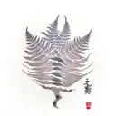 Fern Tree tattoo design idea