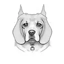 beagle tattoo design idea