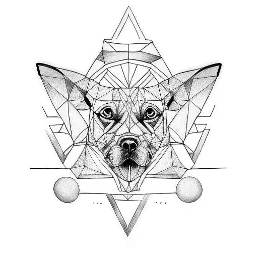 Westy dog tattoo design idea