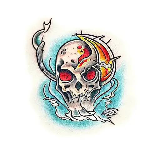 Burning every bridge that I cross, To find some beutiful place to get lost tattoo design idea