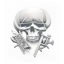 Raven , RIP , tombstone , grandad , 1986-1987 tattoo design idea