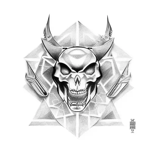 A unique tattoo design representing the client's passion for weapons and cars, ghetto tattoo design idea