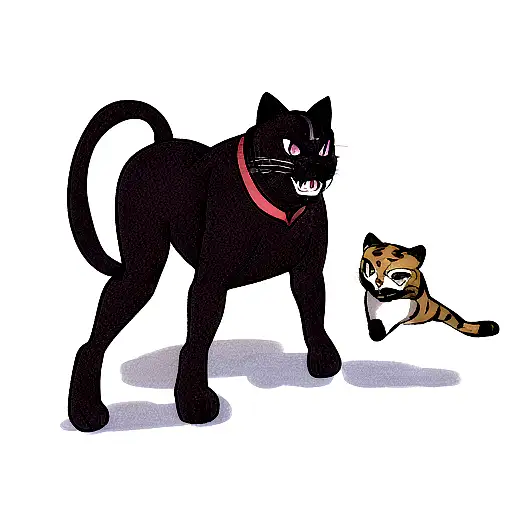 Panther tattoo design idea