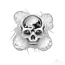 broken brain of once a smart and good-natured child, that has slowly fallen apart because their life was cruel tattoo design idea