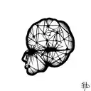 broken brain of once a smart and good-natured child, that has slowly fallen apart because their life was cruel tattoo design idea