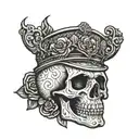 skull omerta tattoo tattoo design idea