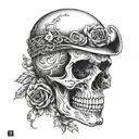 skull omerta tattoo tattoo design idea