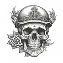 skull omerta tattoo tattoo design idea