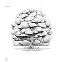 Helix and oak tree tattoo design idea