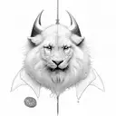 Psalm 23:1 tattoo design idea