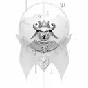 Psalm 23:1 tattoo design idea