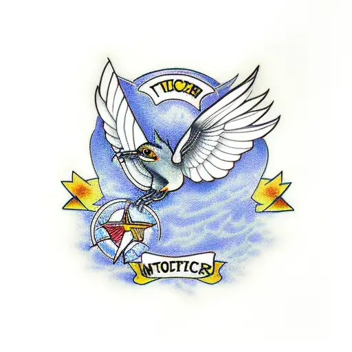 mockingbird tattoo design idea