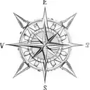 Nautical star, compass, maps, ropes, caravaca cross tattoo design idea