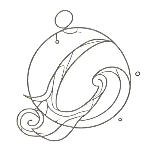 question mark with light tattoo design idea
