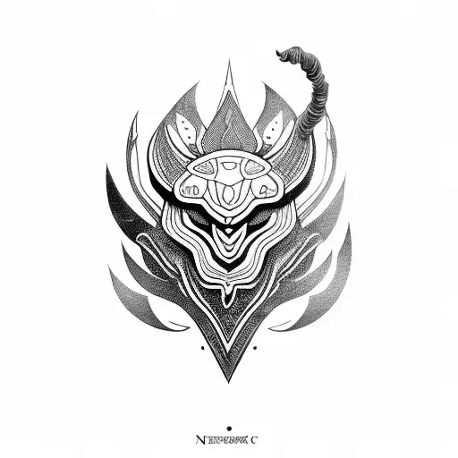 neo tribal tattoo design idea