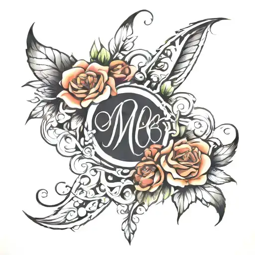 wifes name, daughters name, sons name   tattoo design idea