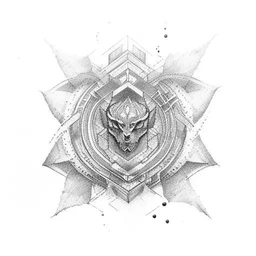 number 7 and word "DL" tattoo design idea