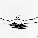 Like two people on either side of a vast river with a broken bridge which takes an awful time to repair  tattoo design idea