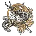 Goddess Hecate  tattoo design idea