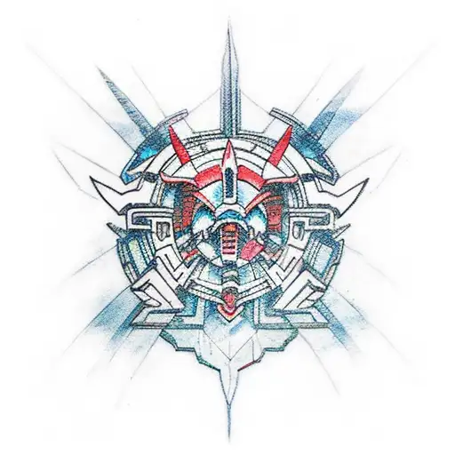 Gundam ttgl tattoo design idea