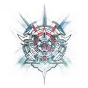 Gundam ttgl tattoo design idea