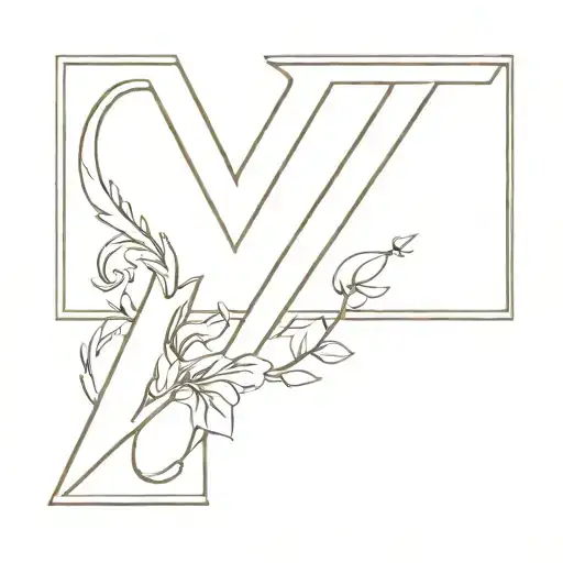 name Anderson in letter tattoo design idea