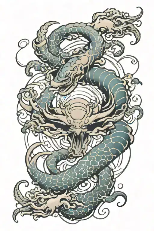 Cancer zodiac sign tattoo design idea