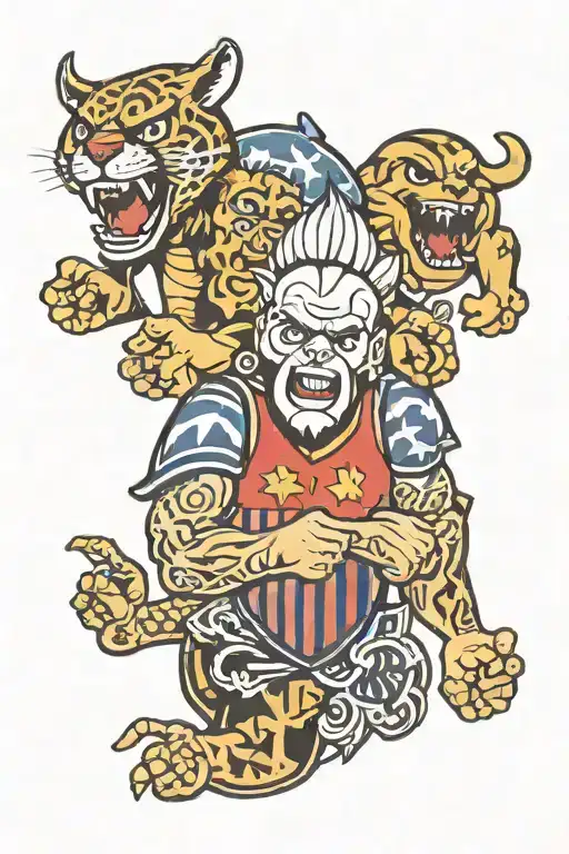 Dinamo Zagreb hooligans tattoo design idea