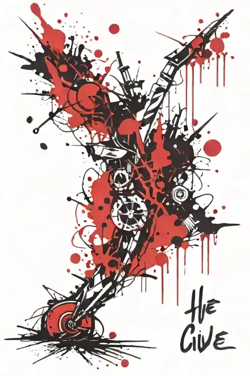 live now give happiness a chance tattoo design idea