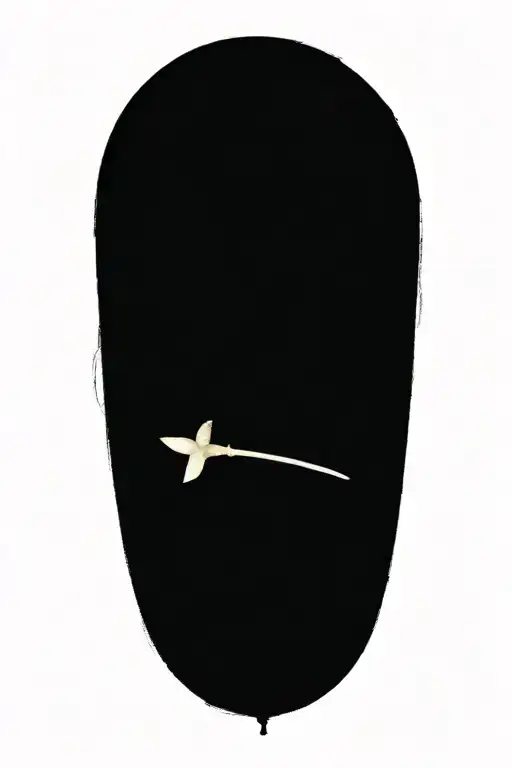 sword roses and butterfly  tattoo design idea