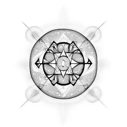  infinity with 3D effect tattoo design idea