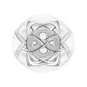  infinity with 3D effect tattoo design idea