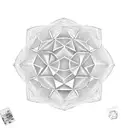 hexagonal infinity with 3D effect tattoo design idea