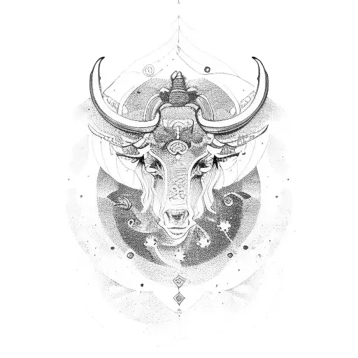 give me mix of taurus libra and virgo tattoo design idea