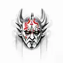 darth maul  tattoo design idea